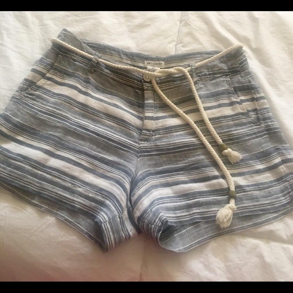 ARTISAN NY SHORTS 100% LINEN